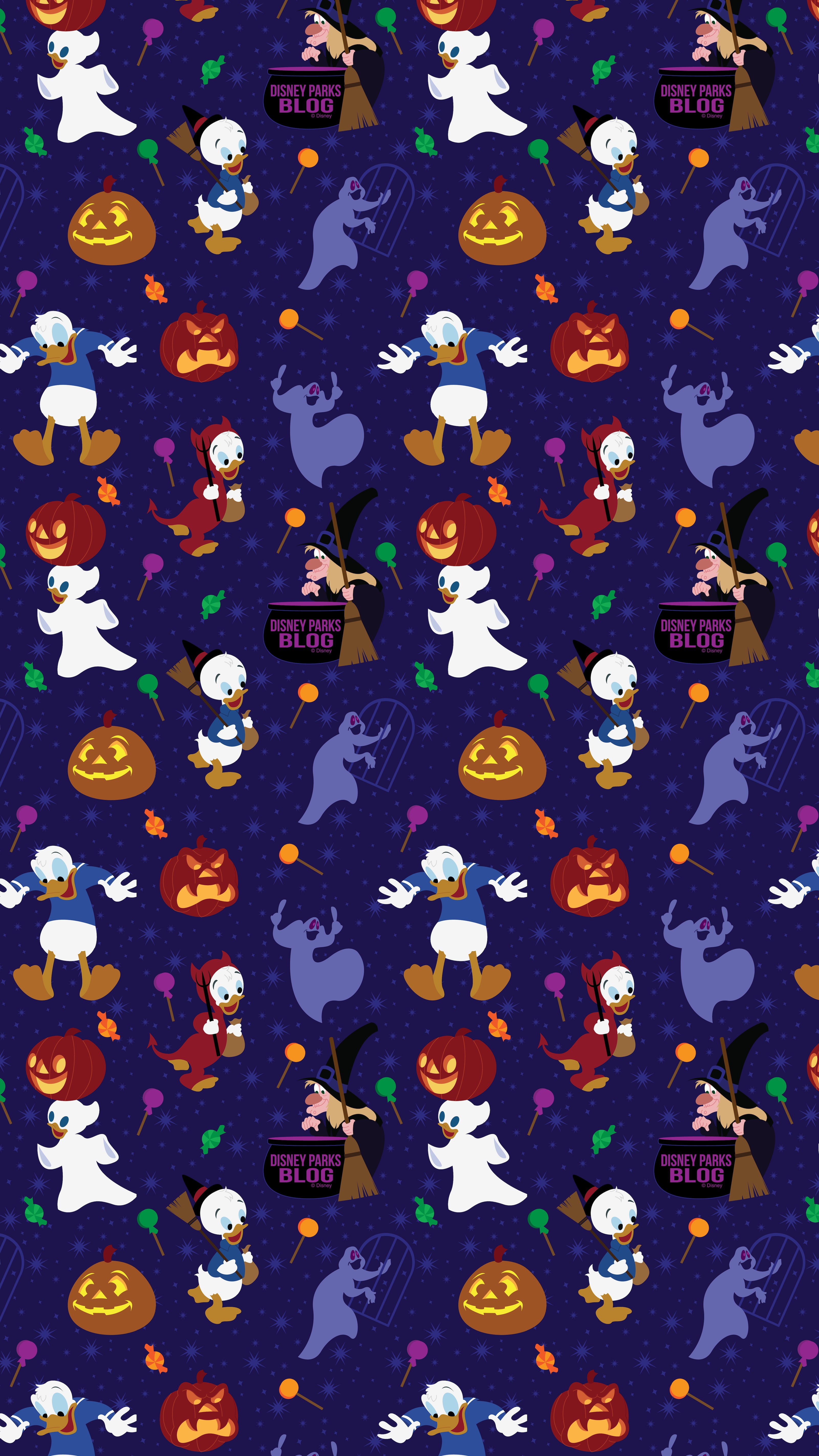 2019 Donald Duck Halloween Wallpaper – iPhone/Android | Disney Parks Blog