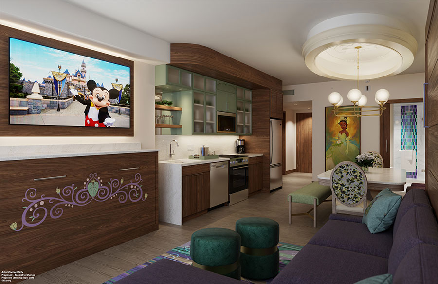 New living area coming to the Villas at Disneyland Hotel
