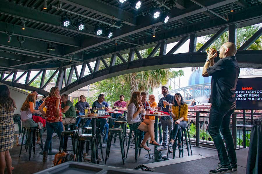 Sing Under The Stars At Karaoke Night At Stargazers Bar At Planet Hollywood Disney Springs