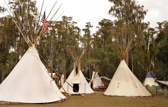 Thanksgiving Tepees at Disney's Fort Wilderness