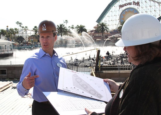 New Chairman Tom Staggs touring World of Color