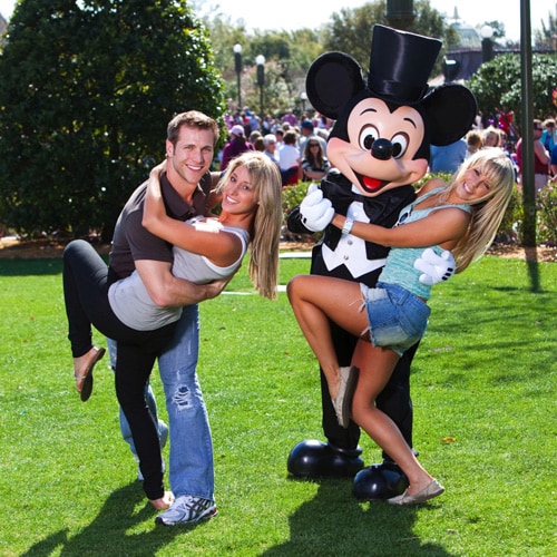 'Bachelor' Jakie Pavelka, Vienna Girardi and 'Dancing with the Stars' Pro Chelsie Hightower at Walt Disney World
