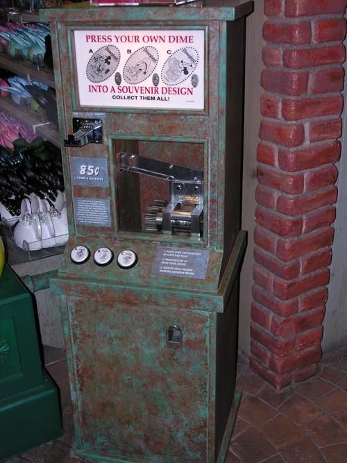 Disneyland Pressed Coin Machine