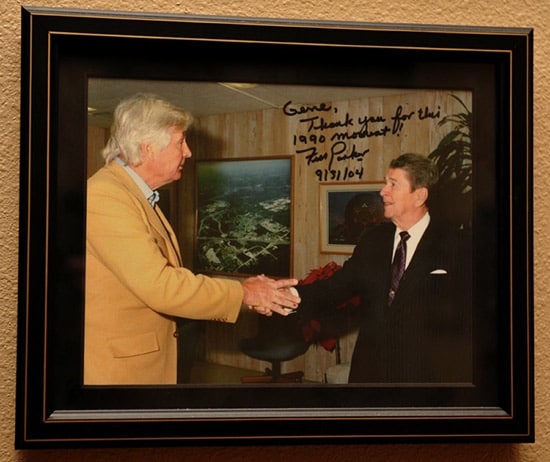 Fess Parker with Former President Ronald Reagan