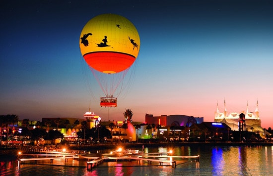 Downtown Disney Helium Balloon Ride