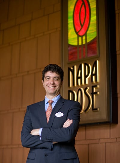 Philippe Tosques, general manager of Napa Rose Restaurant
