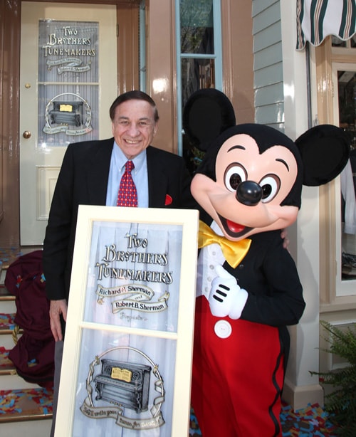 Legendary Sherman Brothers Honored with Window on Main Street, U.S.A.