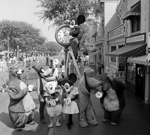 Mickey Mouse, Goofy, Pluto and Friends Change the Clock on Main Street, U.S.A.
