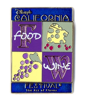 Disney's California Food & Wine Festival Pin