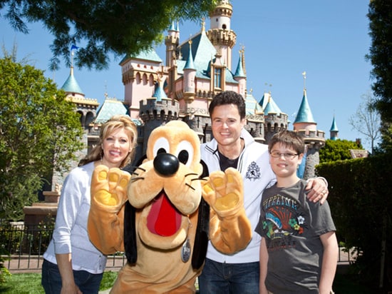 Donny Osmond and Family Visit Disneyland