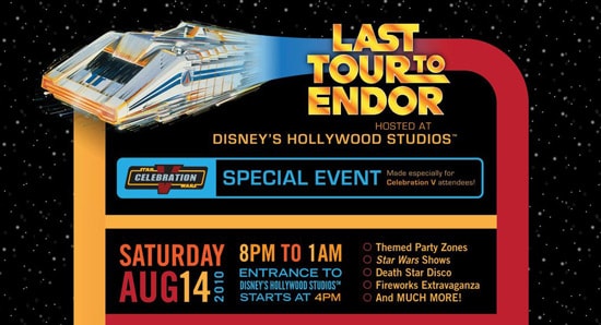Last Tour to Endor Special Event Announcement