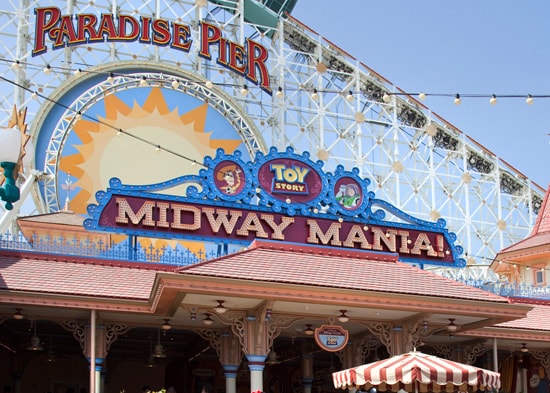 Toy Story MidwayMania! at Disney California Adventure Park