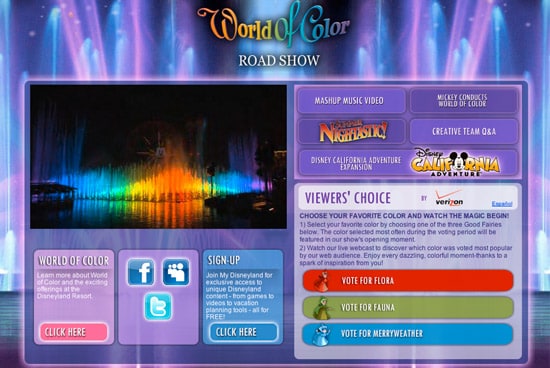 ‘World of Color’ Road Show