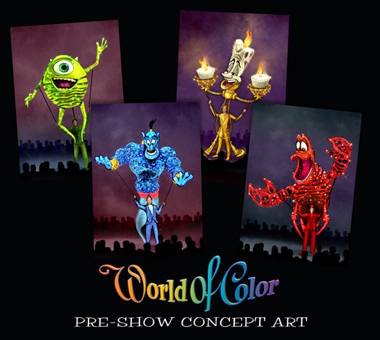 Carnivale Puppets Kick off 'World of Color' Pre-Show