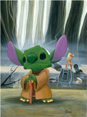 Stitch as Master Yoda