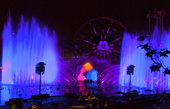 World of Color show at Disneyland