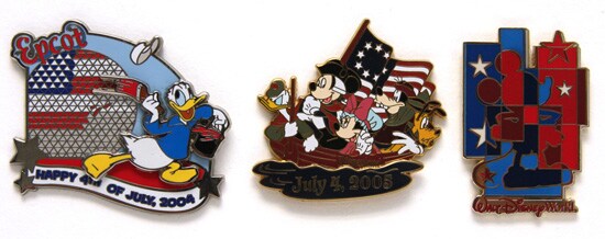 Fourth of July Disney Pins