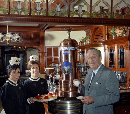 Walt with Cast Members at the Creole Café