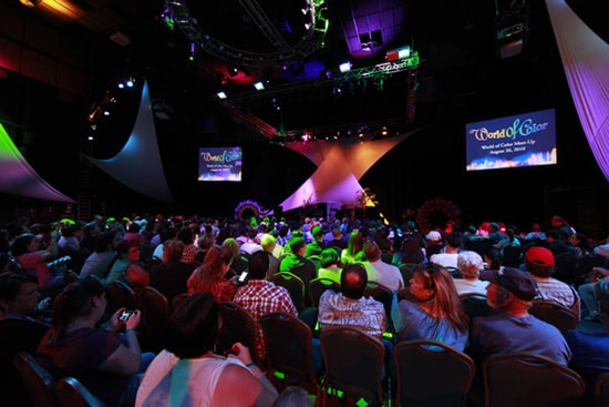 Inside the ‘World of Color’ Meet-Up room