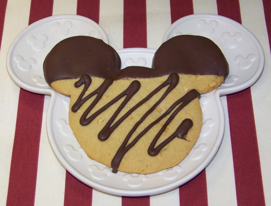 Giant Mickey Peanut Butter Cookie with Chocolate