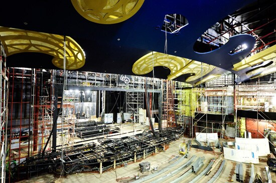 Walt Disney Theatre Construction