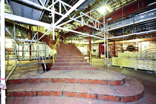 Disney Dream Grand Staircase Construction
