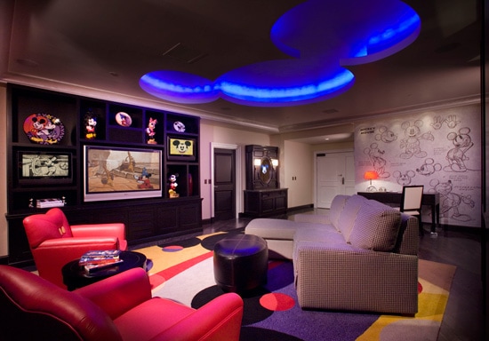 Mickey Mouse Penthouse Living Room