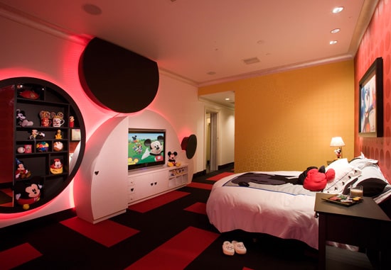 Mickey Mouse Penthouse Master Bedroom