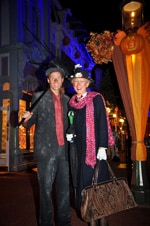 Guests in Halloween Costumes at Magic Kingdom Park