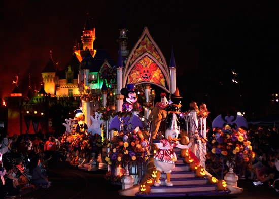 Haunted Castle Float at Mickey's Costume Party