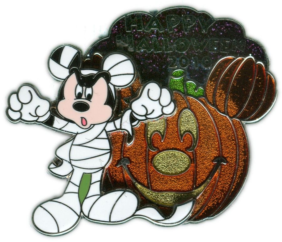 Mummy Mickey and Pumpkin Pin