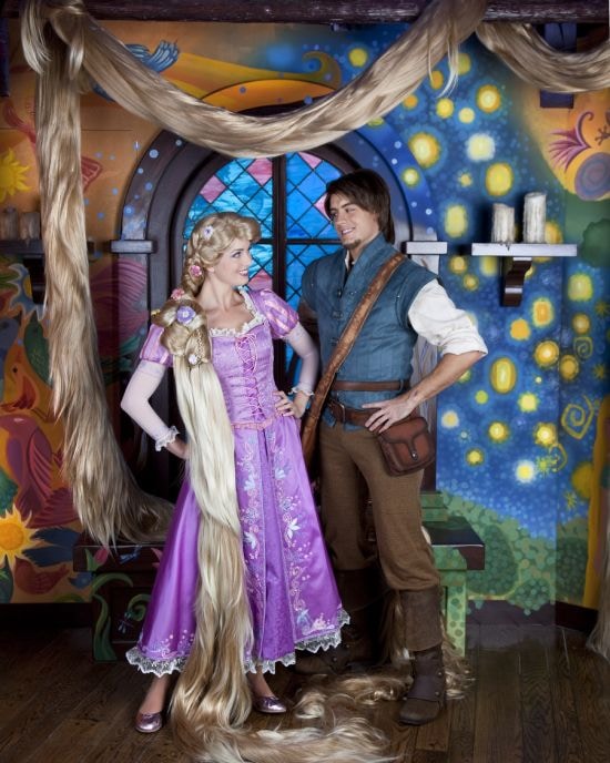 Rapunzel and Flynn Rider