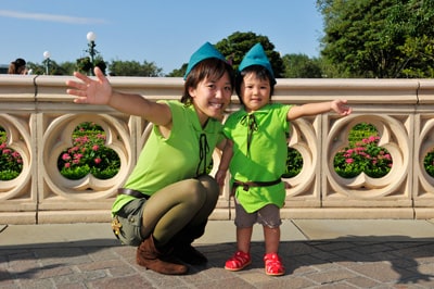 Tokyo Disneyland Guests in Halloween Costumes