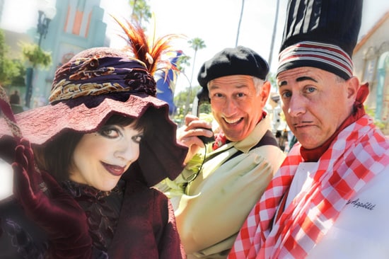 Miss Dorma Nesmond, Vladimir Pooey, and Chef Ben Appetit at Disney's Hollywood Studios