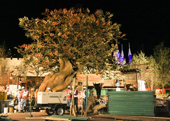 Construction of The Many Adventures of Winnie the Pooh at Magic Kingdom