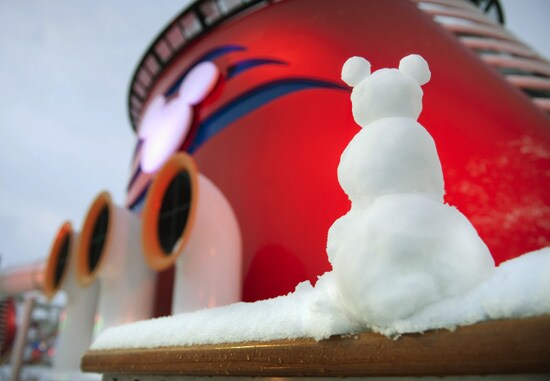 A Winter Wonderland on the Disney Dream