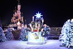 Snow at Disneyland Paris