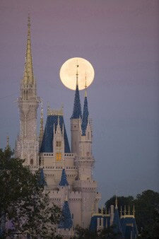Full Moon at Magic Kingdom