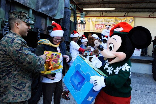 U.S. Marine Corps and Mickey Mouse