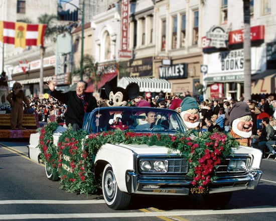 Walt Disney and Mickey Mouse at the Tournament of Roses Parade
