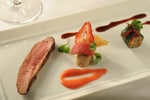Remy's Roasted Muscovy Duck with Rhubarb