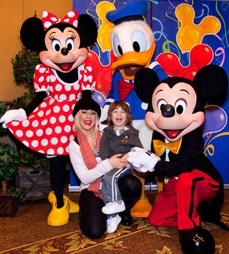 Christina Aguilera Making Memories at the Disneyland Resort
