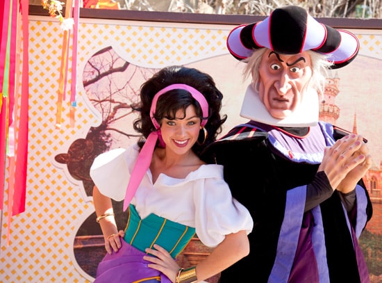 Esmeralda from 'The Hunchback of Notre Dame' at Disneyland Park's Character Fan Days