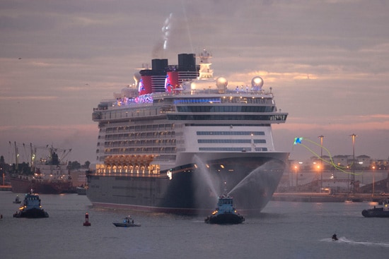 The Disney Dream Arrives at Florida's Port Canaveral