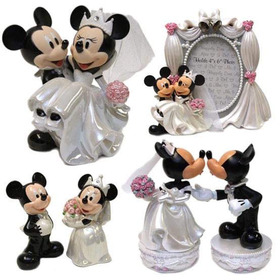 Mickey and Minnie Wedding Figurines