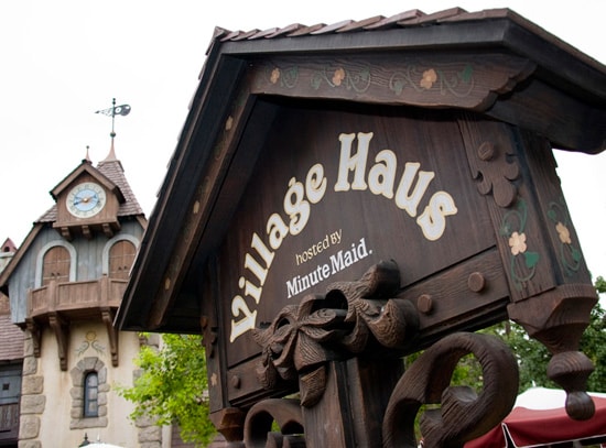 Village Haus Restaurant at Disneyland Park