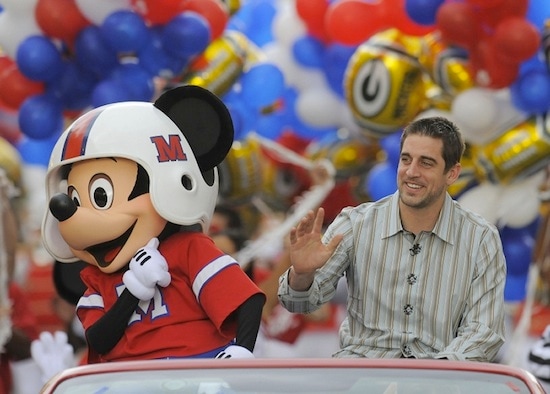 Walt Disney World Parade Celebrates Super Bowl MVP Aaron Rodgers