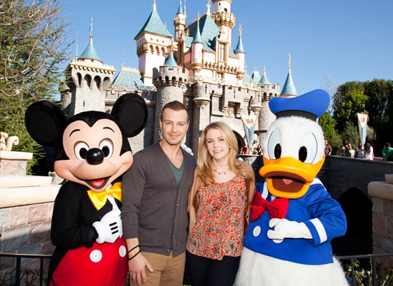 Joey Lawrence and Melissa Joan Hart Visit Disneyland Park