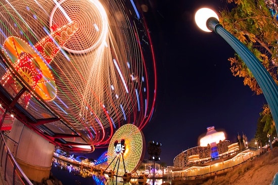 Things That Spin in the Night at Disney California Adventure Park By: Paul Hiffmeyer