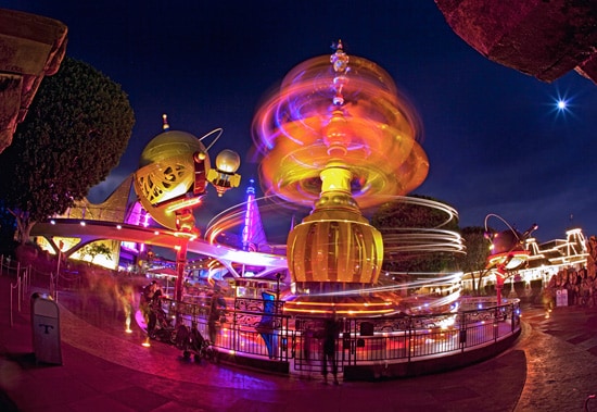 The Astro Orbitor in Tomorrowland at Disneyland Park